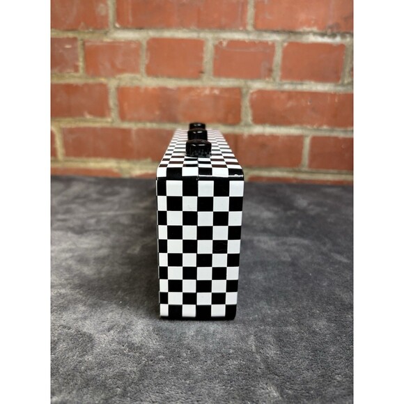 Vans Retro Flip Calendar Alarm Clock With Checkerboard ABS Shell - Picture 2 of 8